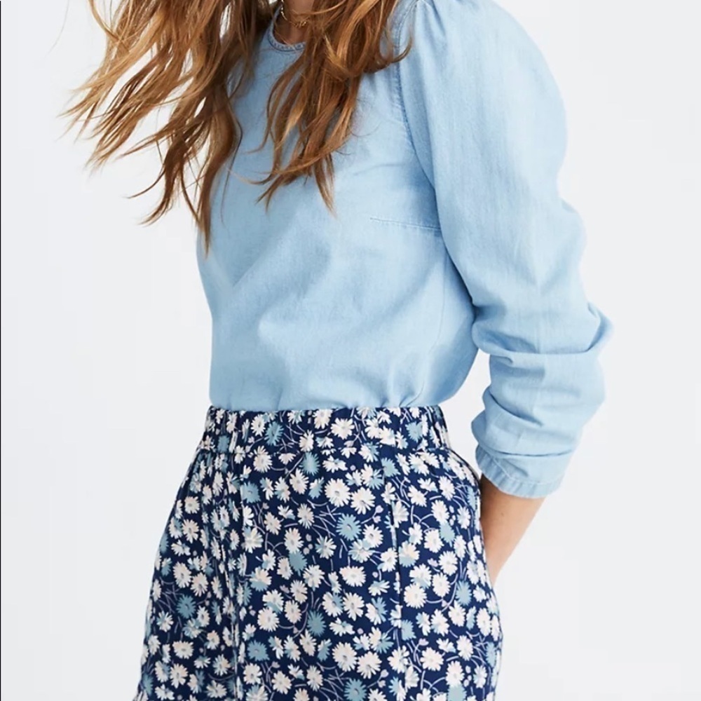 Madewell Drapey Pull-On Shorts Size XS -